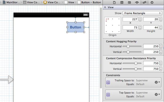 New UI In Interface Builder for Auto Layout replacing S&S